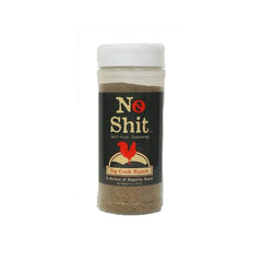 Big Cock Ranch No Shit Salt Free Seasoning bottle ready for a flavorful rub.