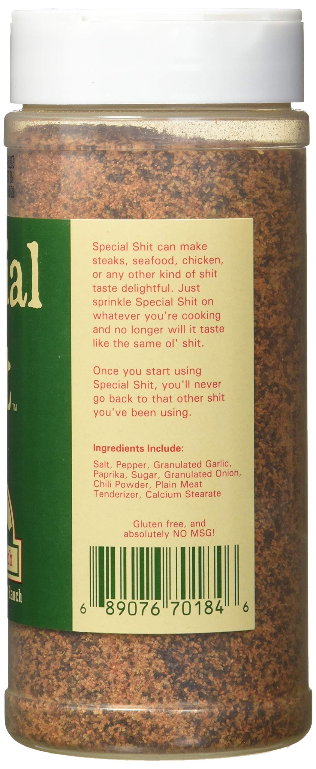 Big Cock Ranch Special Shit seasoning closeup, showing a savory spice blend.