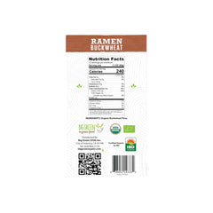 Big Green Organic Food Organic Buckwheat Ramen serving bowl enables quick, versatile dinners