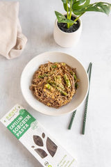 Big Green Organic Food sorghum capellini uncooked strands ideal for quick weeknight meals