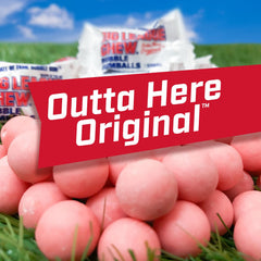 Big League Chew Outta Here Original flavor close-up, vibrant and inviting.