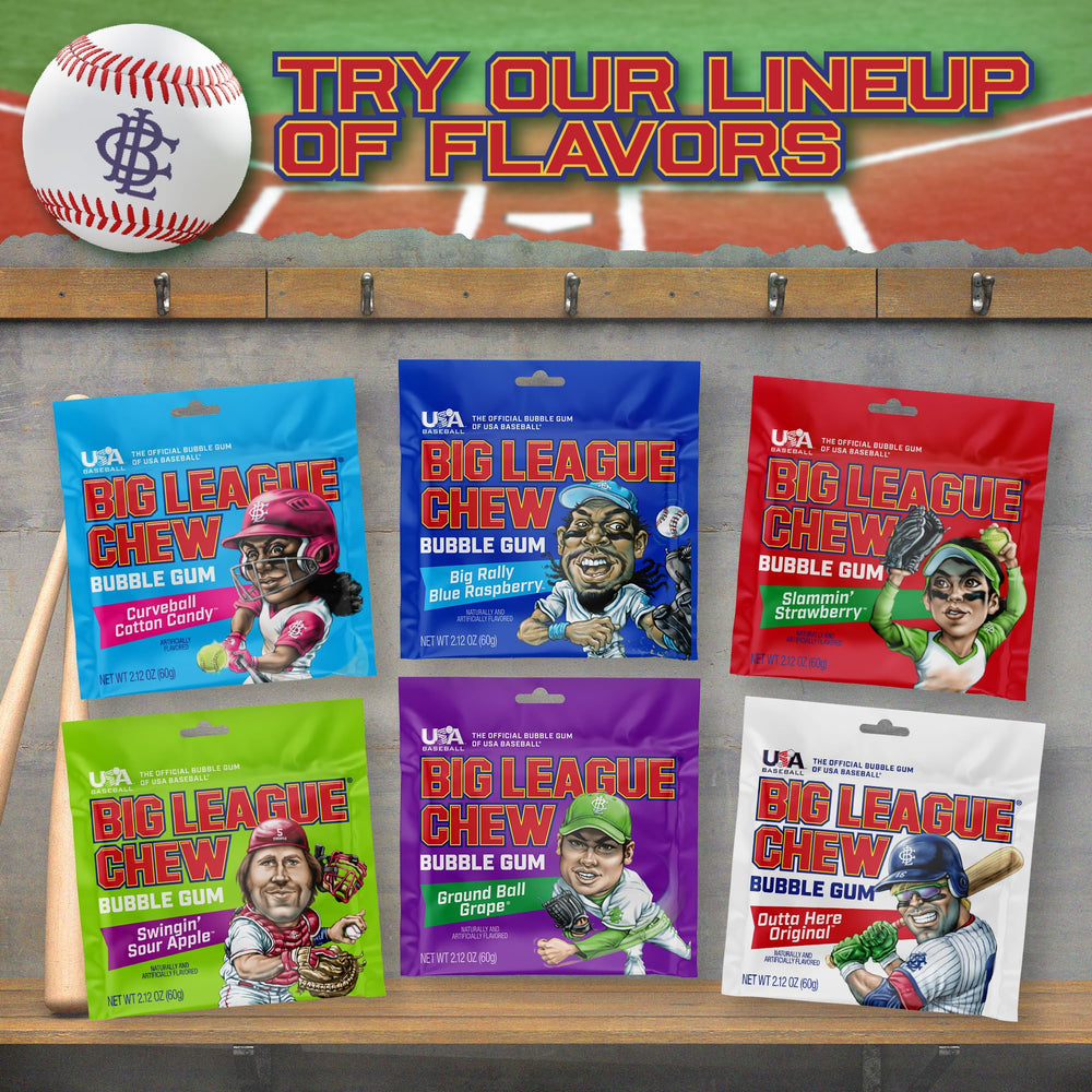 Big League Chew Pink Lemonade 3-pack shown as fun gift for teams.