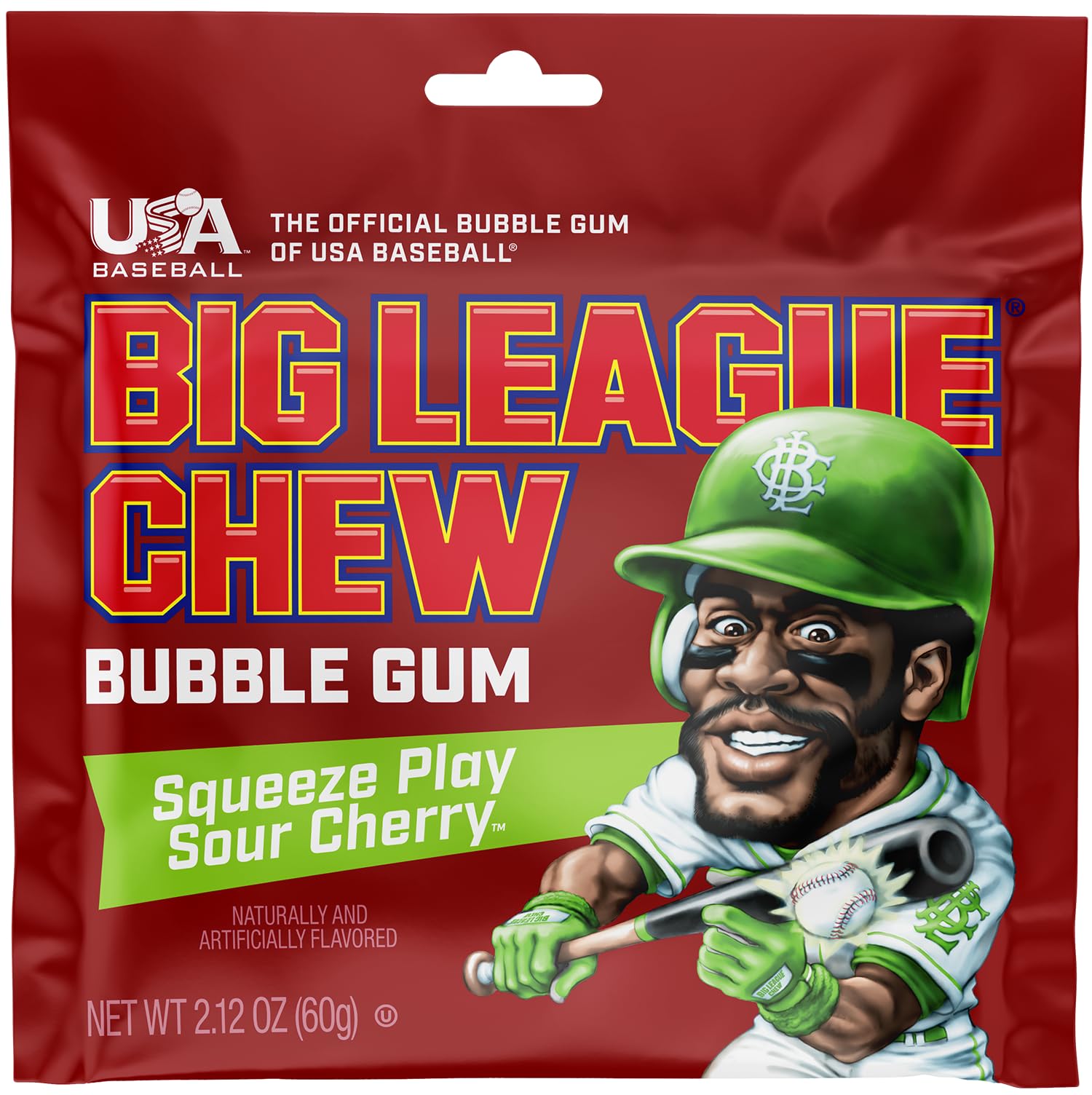 Big League Chew Sour Cherry on concession display boosts fan engagement.