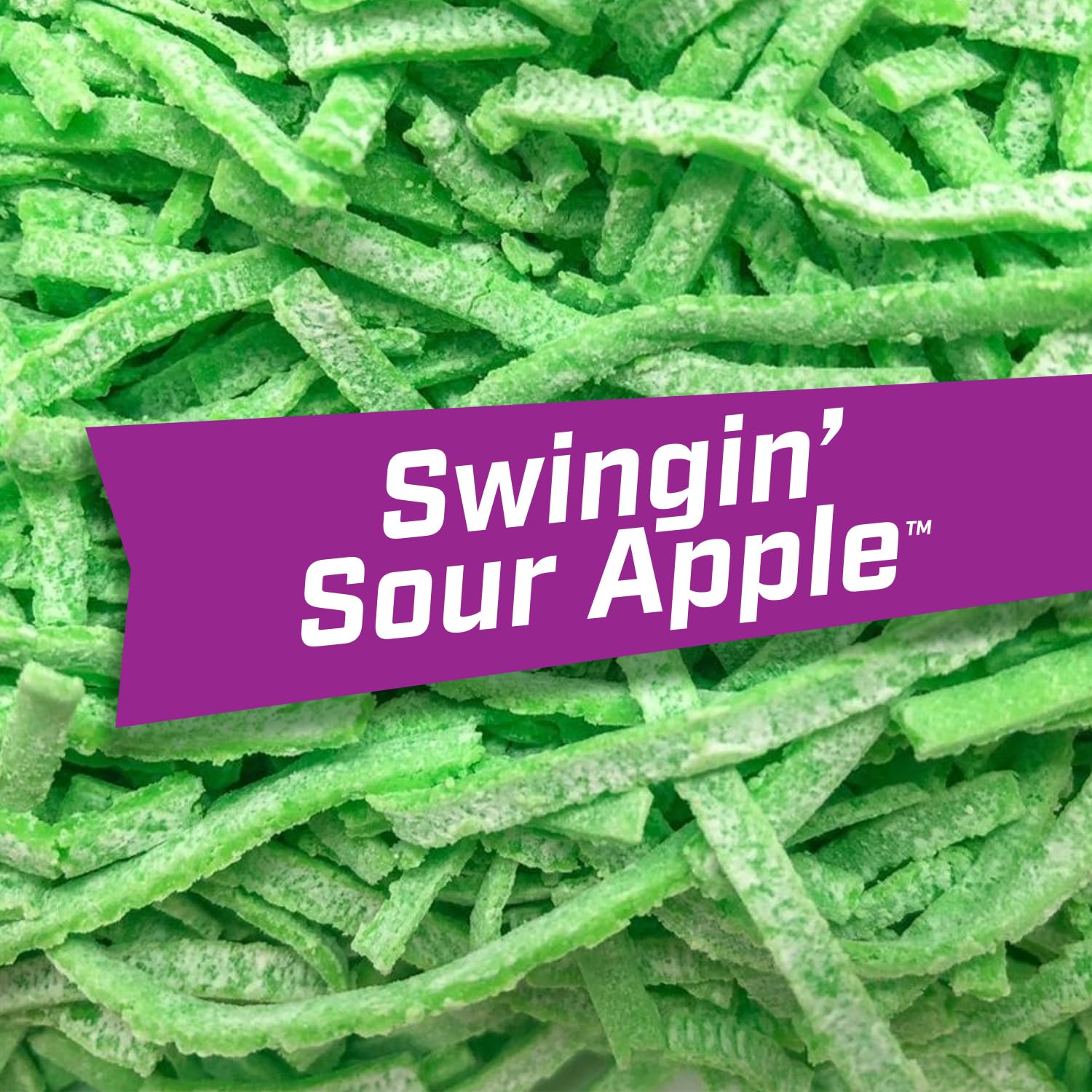 Big League Chew Swingin' Sour Apple stay-fresh pouch ready for reuse