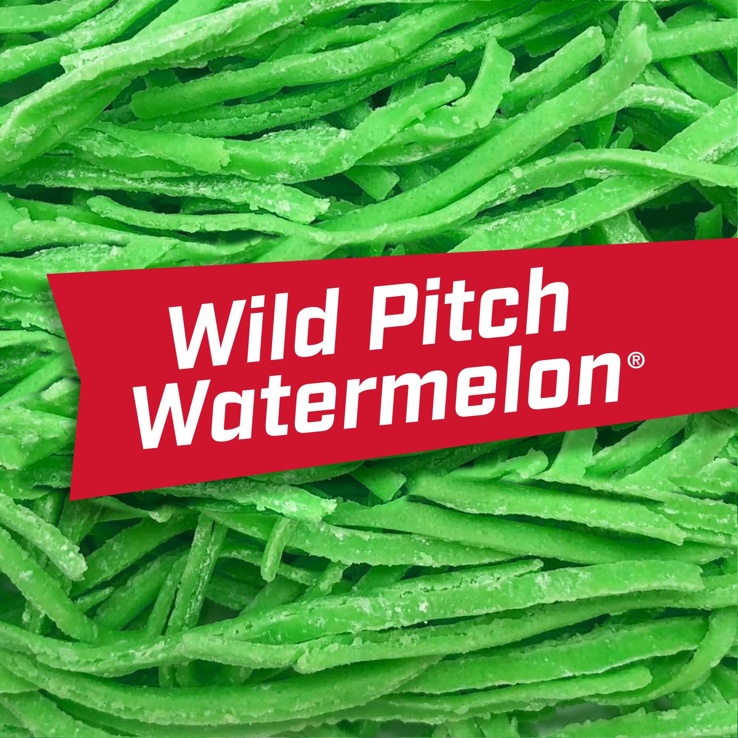 Big League Chew Wild Pitch Watermelon 12-pack on concessions shelf