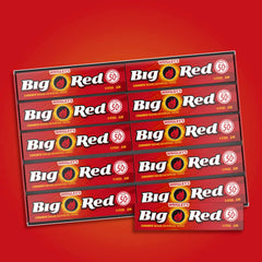 BIG RED bold cinnamon flavor in a classic gum pack