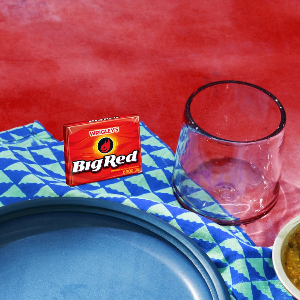 BIG RED fiery cinnamon flavor supports confident conversations
