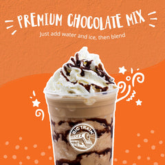 Big Train 20 Below blended frappe with ice, ready to enjoy