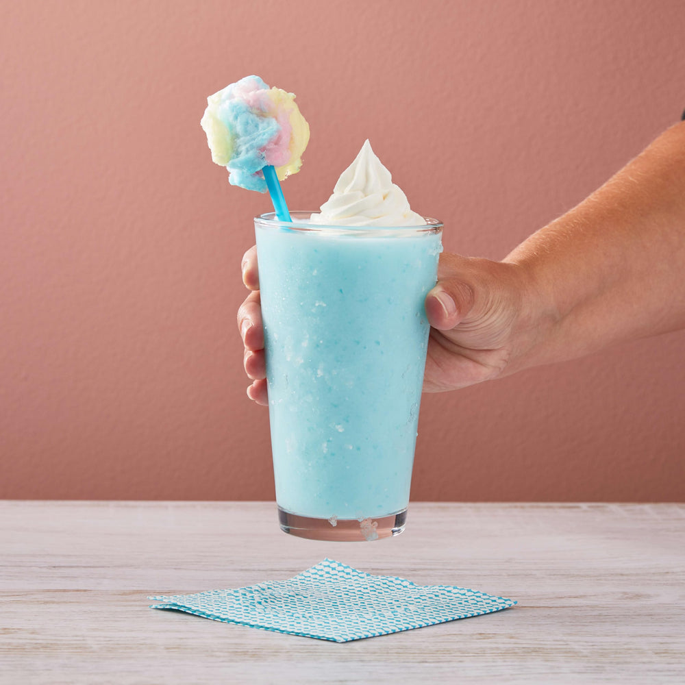 Big Train Kidz Kreamz close up shows fluffy cotton candy swirls