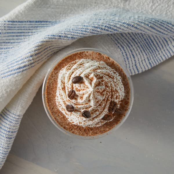 Big Train Mocha Blended Ice Coffee Mix water being added, hinting at simple preparation.