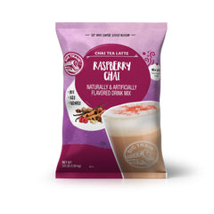Big Train Raspberry Chai Tea Latte pour highlights quick beverage preparation