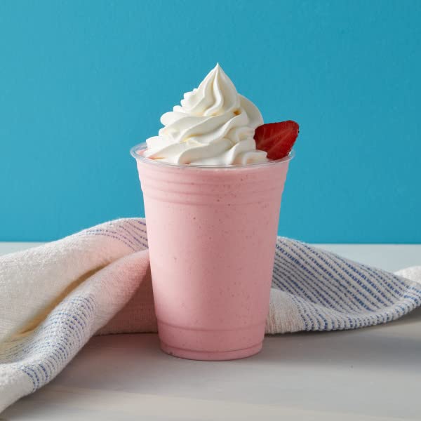 Frappé topped with whipped cream for a sweeter finish.
