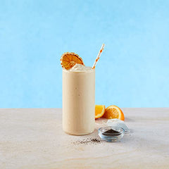 Big Train Vanilla Bean Blended Creme Frappe Mix packaging for quick, consistent beverages at home.