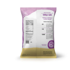 Big Train Vanilla Chai Latte mix dry bag ready to measure into drinks.