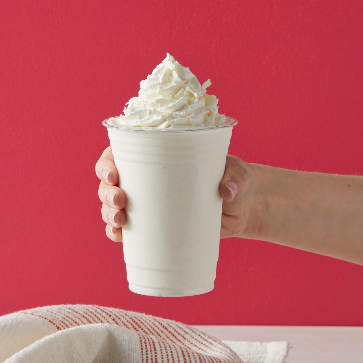 Creamy Big Train latte cup created with blended ice for a cafe style treat