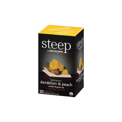 USA-packaged Bigelow 17715 Steep Tea reflecting brand heritage.