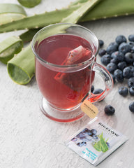 Bigelow Radiate Beauty tea bags in foil pouches preserve peak flavor