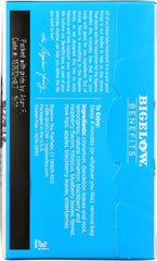Bigelow Benefits tea leaves with cinnamon and blackberry—natural flavor.