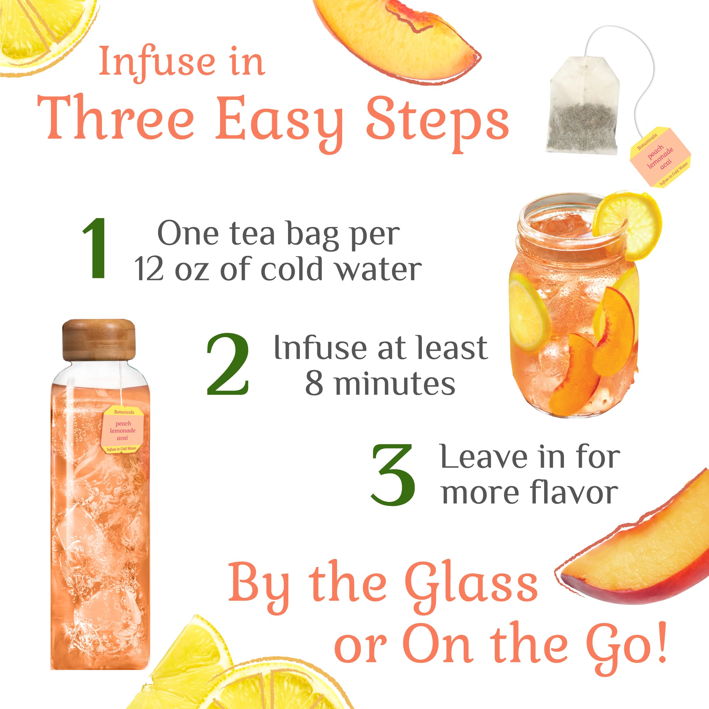 Bigelow Botanicals Cold Water Infusion Cranberry in a glass for light hydration