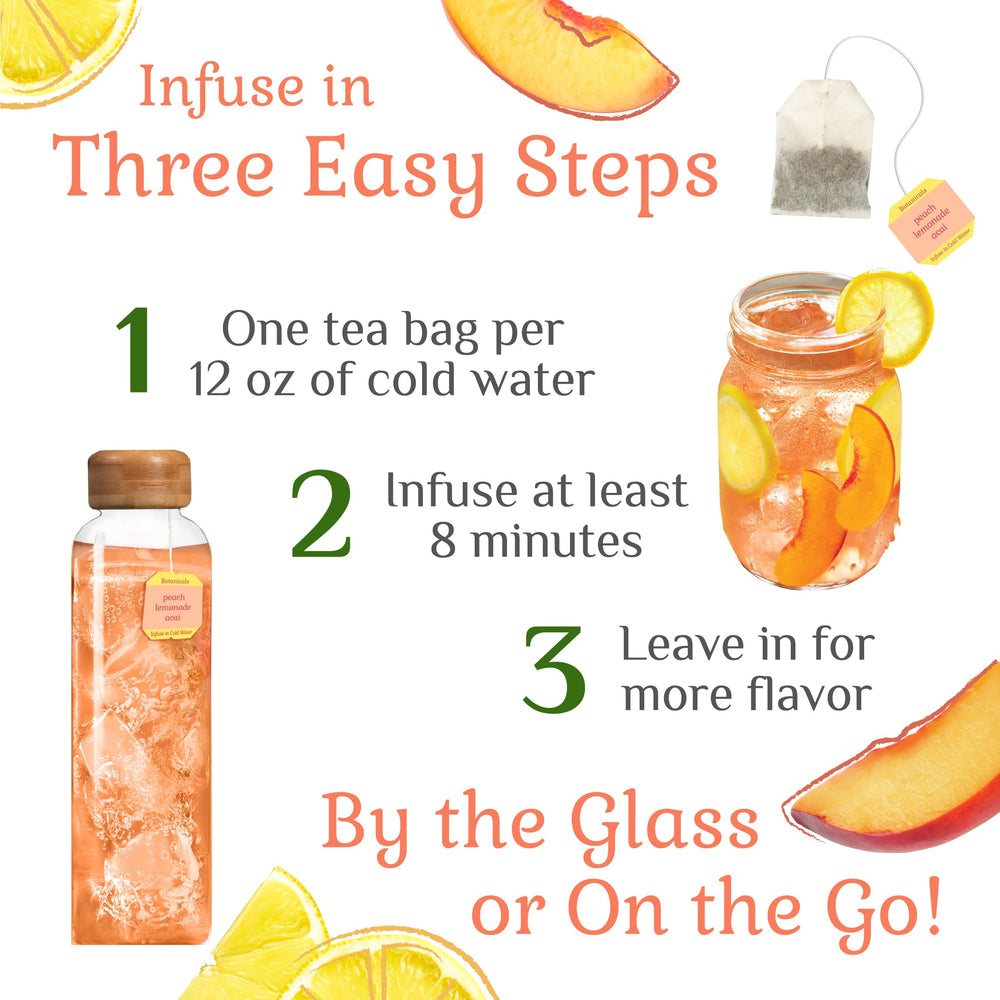 Bigelow Botanicals Cold Water Infusion Cranberry in a glass for light hydration