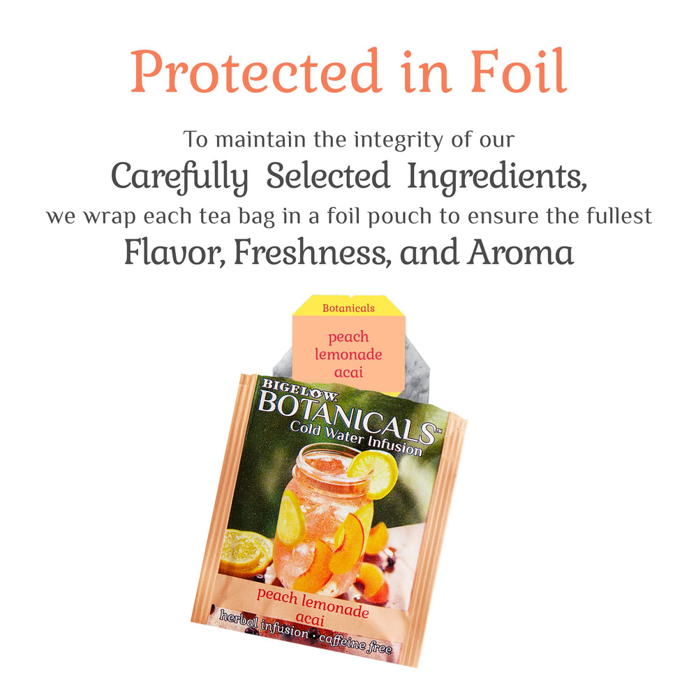 Individually wrapped foil pouch preserves aroma and flavor for peak freshness.