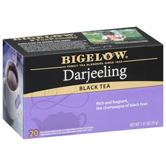 Bigelow Darjeeling Black Tea cup steaming for a bright morning ritual