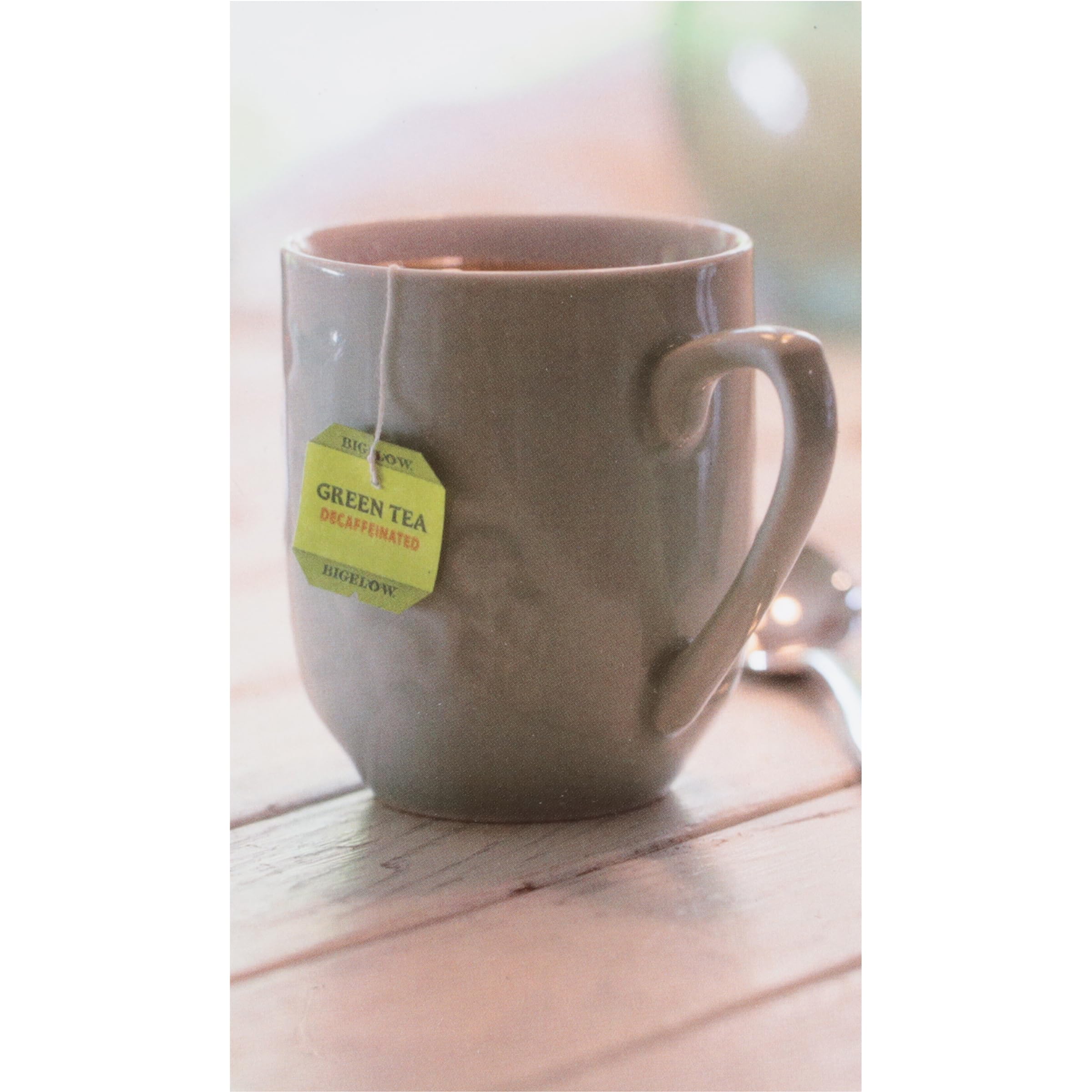 Bigelow green tea bags steep easily; enjoy a lighter, refreshing iced or hot brew.