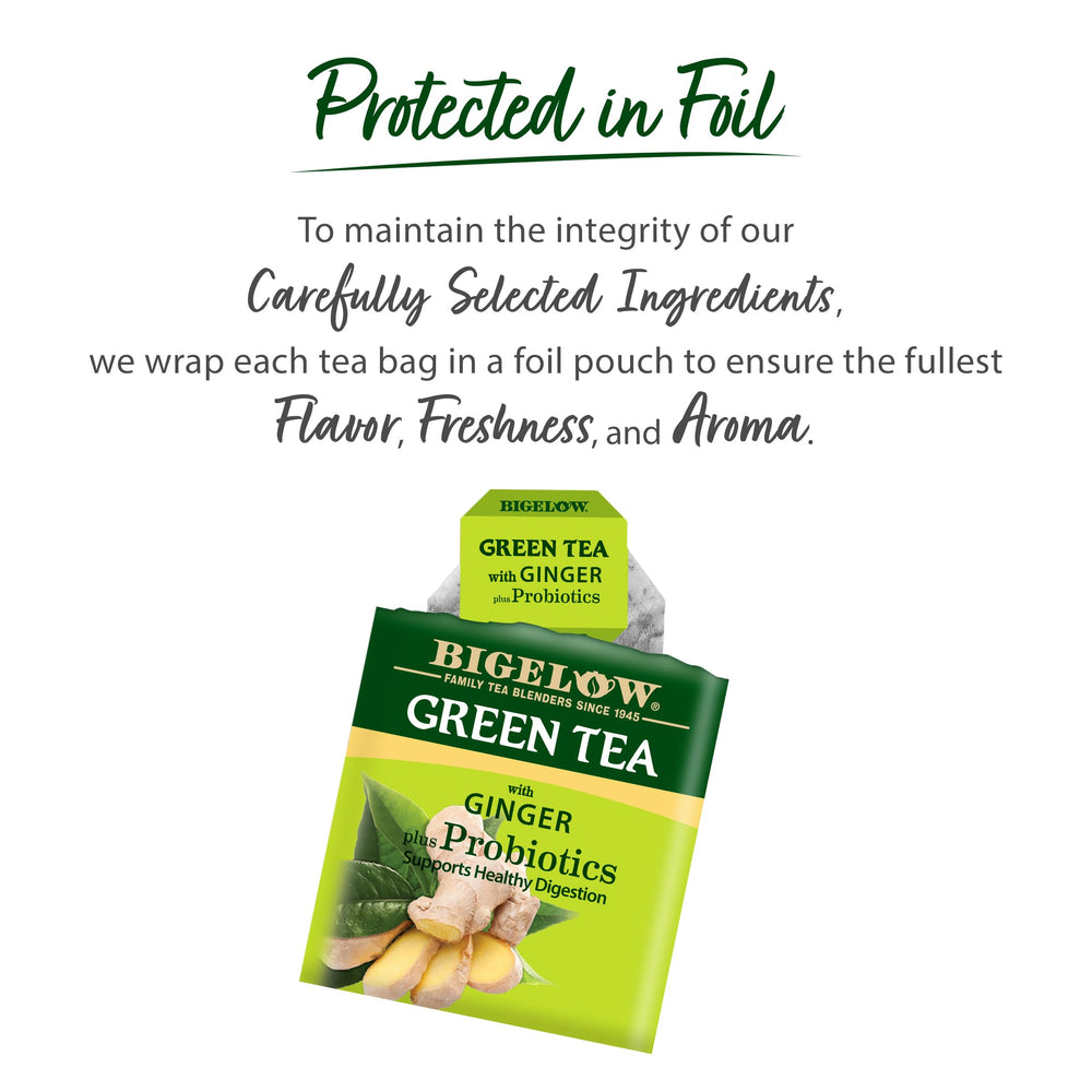 Bigelow Tea provides a caffeine lift with a refreshing ginger twist.