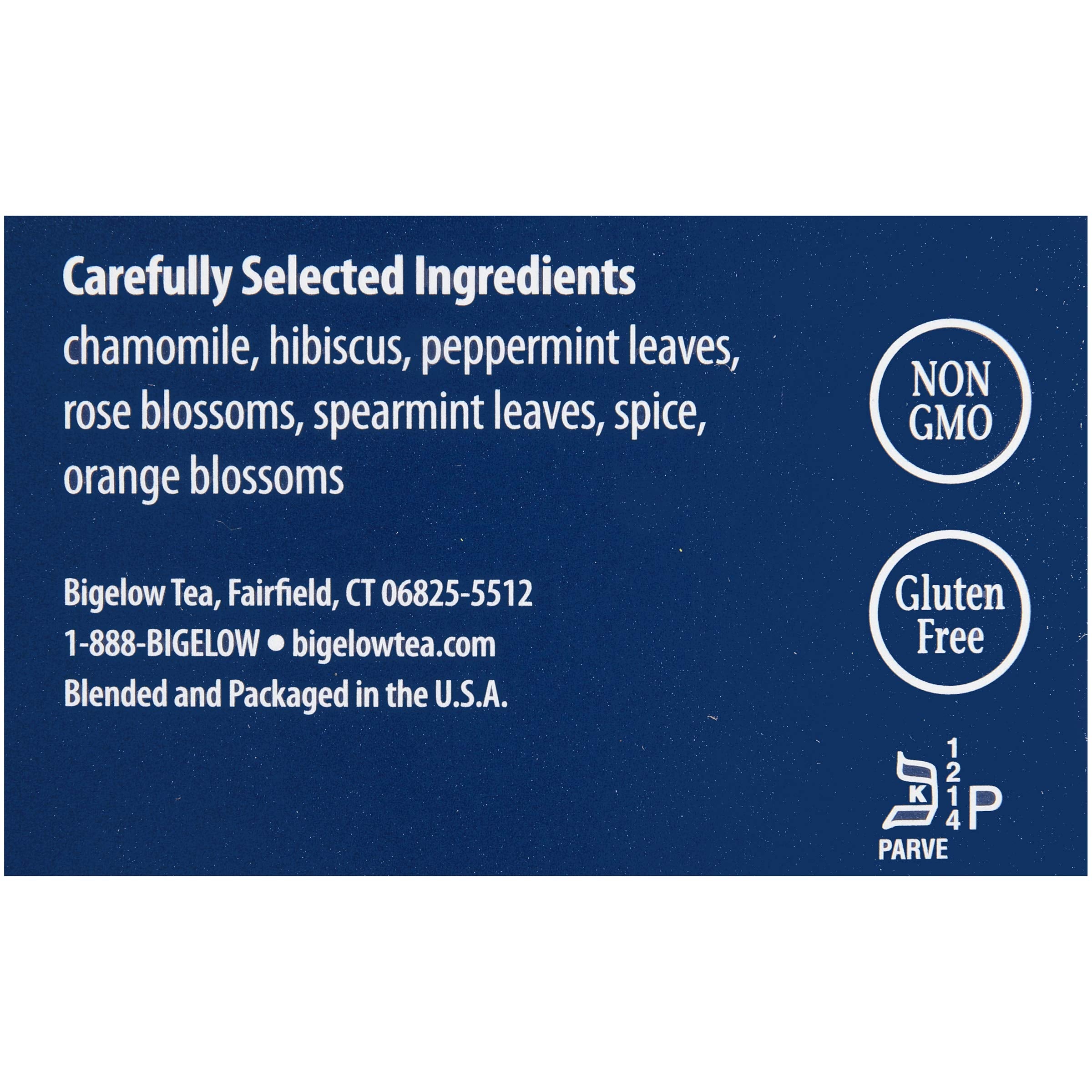 Bigelow Herbal Tea varieties lineup offers calm options for any mood.