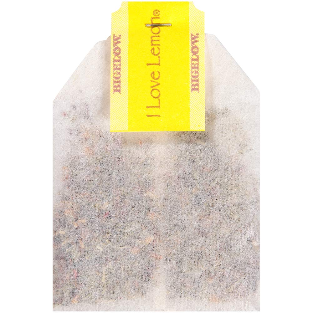 Bigelow I Love Lemon hot serve demonstrates everyday warmth with lemon zest aroma