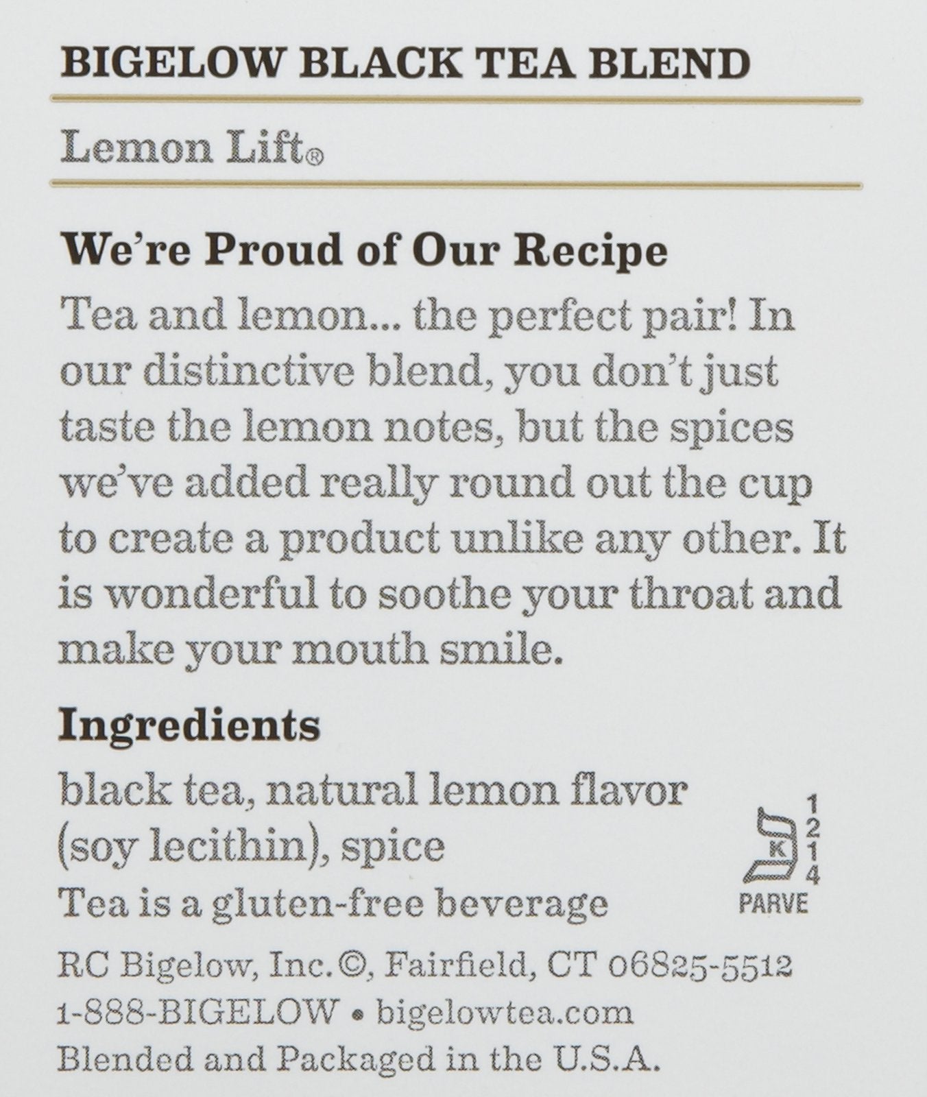 Bigelow Lemon Lift tea steeping aroma for a refreshing break.