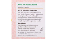 Bigelow Orange and Spice Tea aroma-notes, citrus and spice for daily ritual.