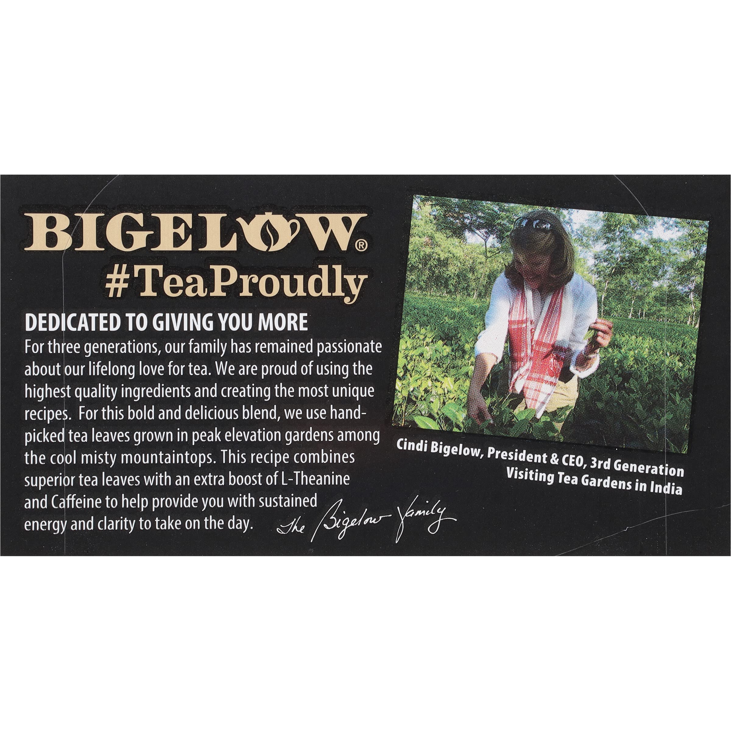 Bigelow Peak Energy foil-wrapped packs preserve freshness.
