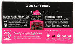 20-count pack keeps your Bigelow Raspberry Royale supply fresh at home.