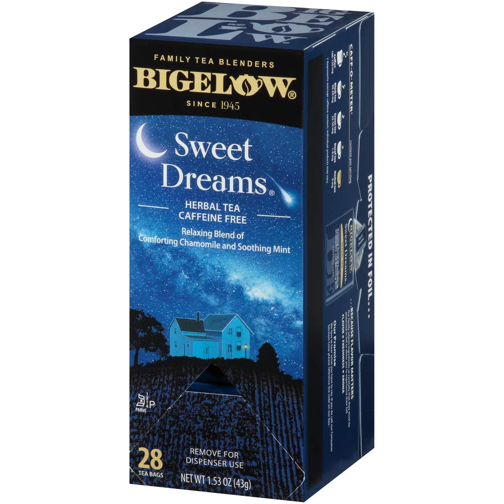 Bigelow Sweet Dreams 28-count box enables a quick nightly ritual.