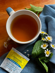 Bigelow Chamomile Mint foil-packaged tea with peak flavor and aroma