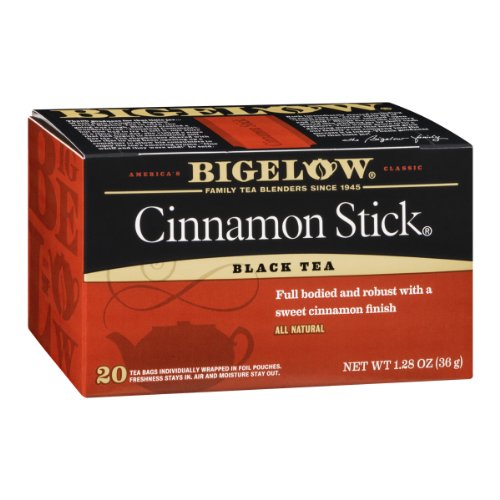Bigelow Tea Cinnamon Stick box with 20 bags for easy daily brewing