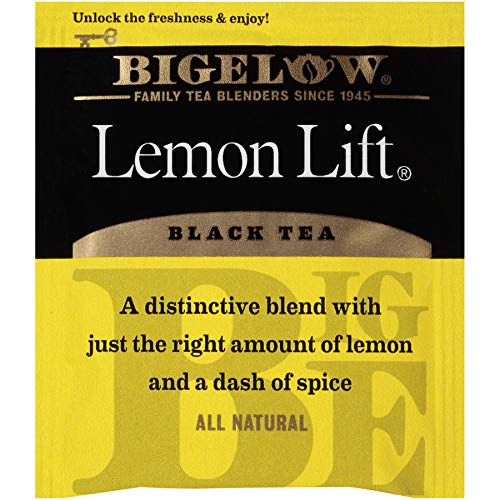 Bigelow Lemon Lift aroma rising from a tea cup.