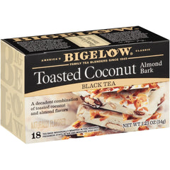 Two-box pack of Bigelow Toasted Coconut Almond Bark showing value.
