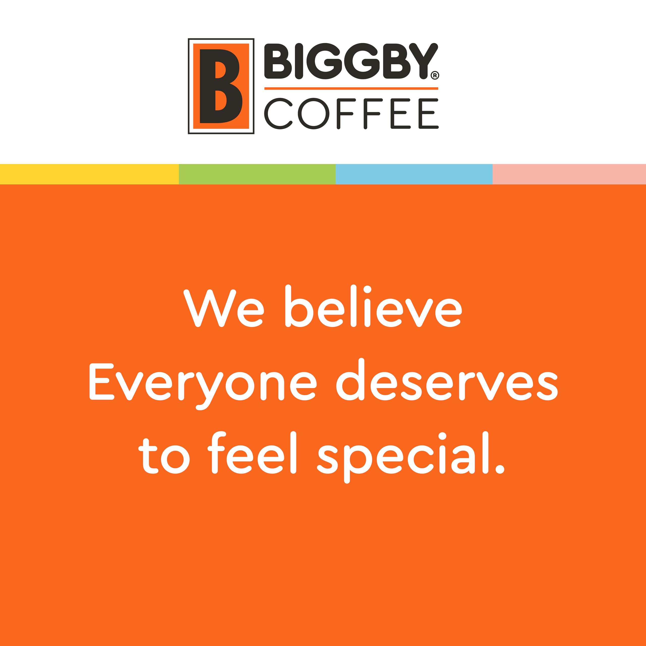 BIGGBY coffee works well for hot or iced servings
