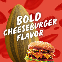 Prominent BIGS Cheeseburger seeds highlighting American-grown ingredients