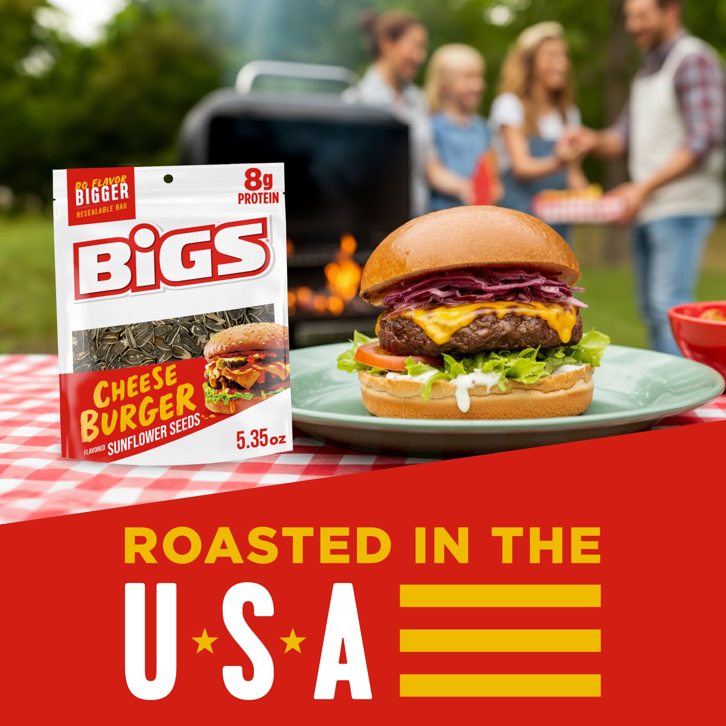  resealable BIGS Cheeseburger bag preserving freshness and flavor