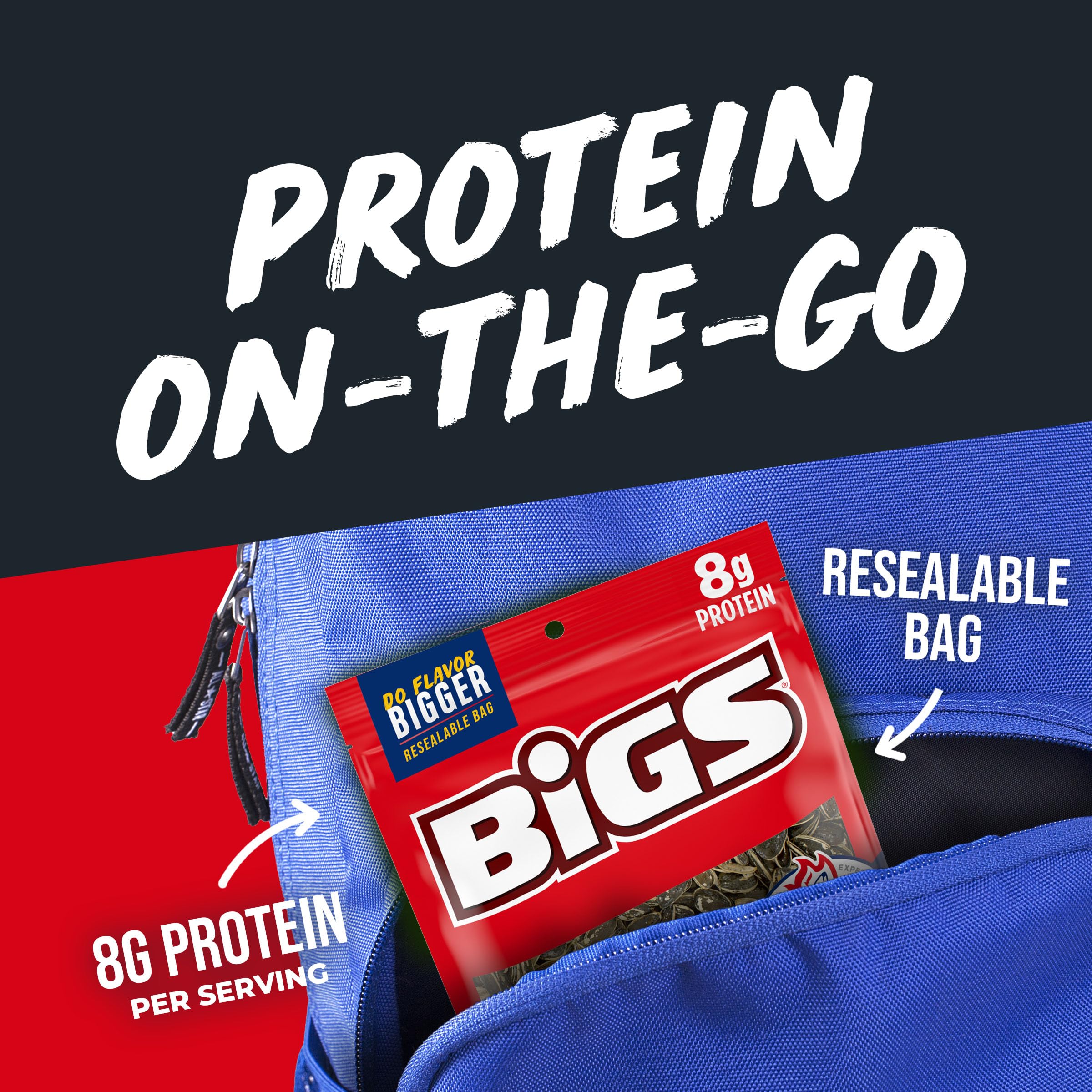 BIGS Sunflower Seeds salted roasted original kitchen crunch for recipes.