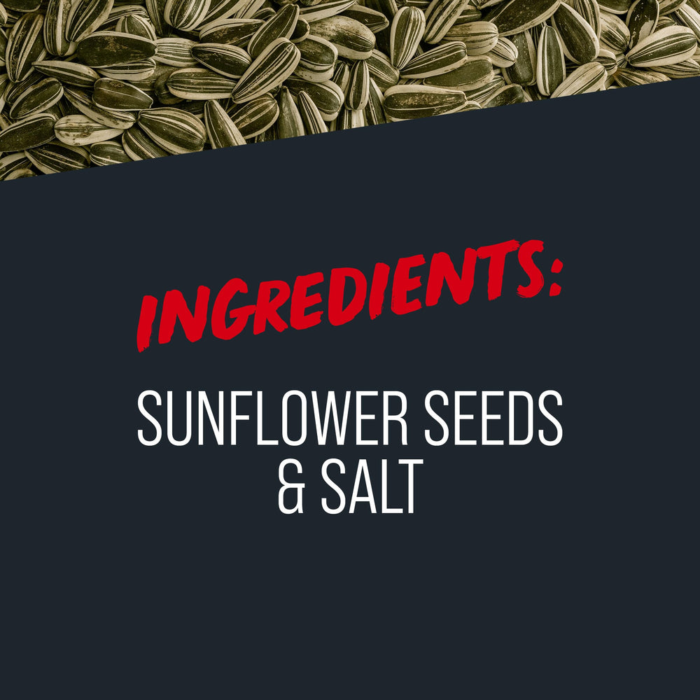 BIGS Sunflower Seeds salted roasted original protein snack with 7g per serving.