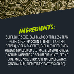 Open bag of BIGS Vlasic Spicy Dill Pickle seeds, ready for on-the-go snacking