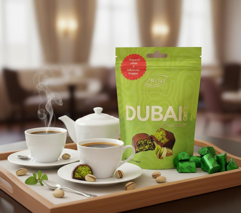 Creamy, smooth melt of the milk chocolate.