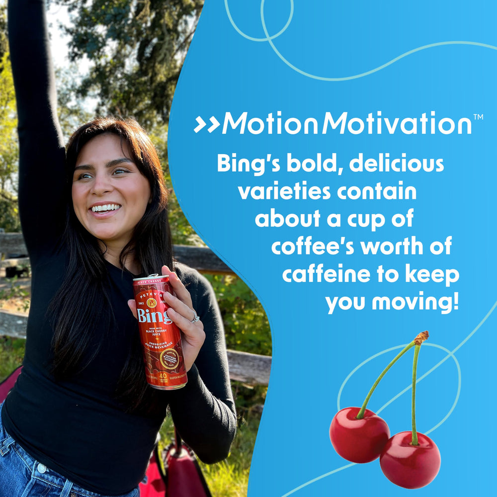 BING Energizing Cherry pour captures refreshing aroma and quick lift
