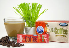 Bio Coffee alkaline coffee box with convenient sachets for an easy daily non-dairy ritual.