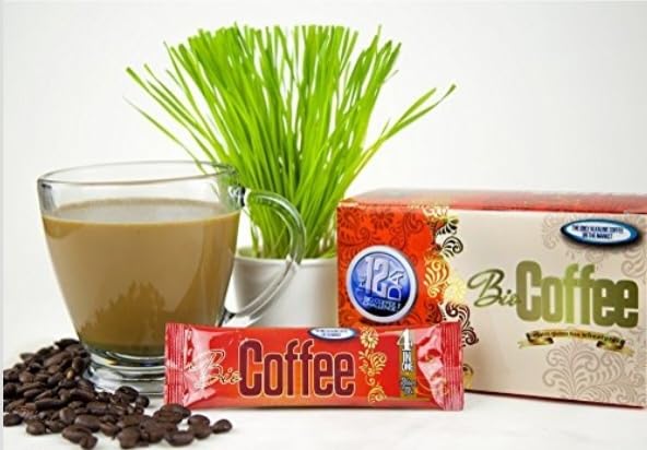 Bio Coffee alkaline coffee sachet for a quick, smooth brew