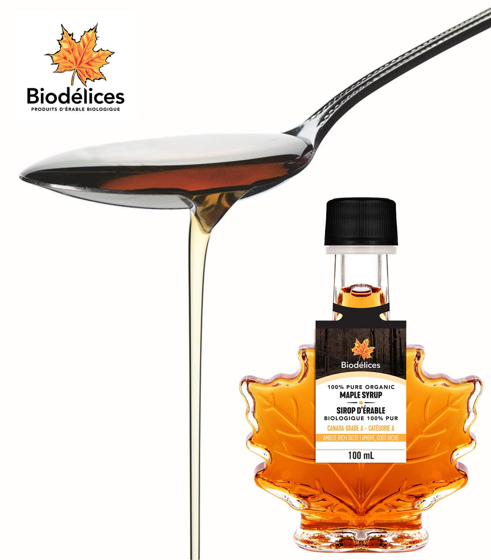 BIODELICES maple syrup glaze on roasted meats for subtle sweetness